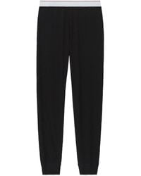 Alexander Wang - Waffle Elasticated-Waist Track Pants - Lyst