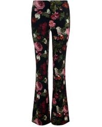 Alice + Olivia - Pantaloni Svasati Teeny A Fiori - Lyst