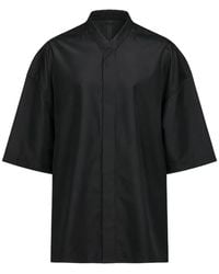 Rick Owens - Ss Jumbo Faun Webbing-Strap Short-Sleeve Shirt - Lyst