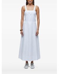 Osklen - Abito Midi Con Scollo Quadrato - Lyst
