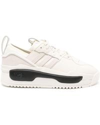 Y-3 - Rivalry Panelled Leather Sneakers - Lyst
