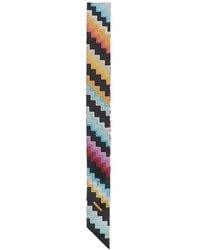 Missoni - Schal Mit Zickzack-Print - Lyst