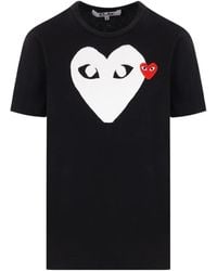 COMME DES GARÇONS PLAY - Printed T-shirt - Lyst