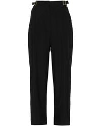 Herno - Buckle-detailed Straight Trousers - Lyst
