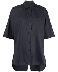 Lee Mathews - Blouse Met Verlaagde Schouders - Lyst