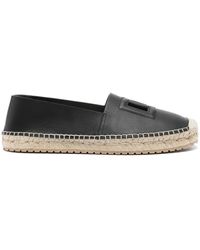 Dolce & Gabbana - Espadrilles Mit Logo-Prägung - Lyst