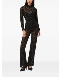 AllSaints - Rylee Floral Long-Sleeve Jumpsuit - Lyst