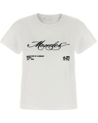 Moncler - Borduurwerk T -shirt - Lyst