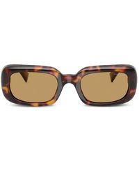Miu Miu - Rêverie Rectangle Sunglasses - Lyst