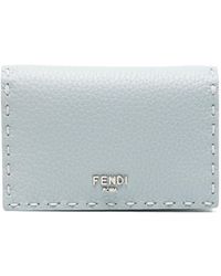 Fendi - Logo-lettering Leather Wallet - Lyst