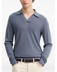 Rag & Bone - Strukturierter Pullover Mit Polokragen - Lyst