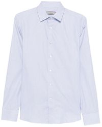 Canali - Pinstriped Cotton Shirt - Lyst