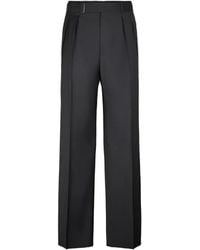 Tagliatore - Pleated Belt Trousers - Lyst