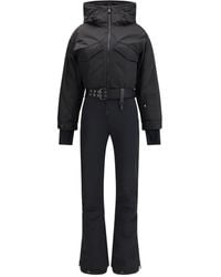 Moncler - Skipak Met Capuchon En Ceintuur - Lyst