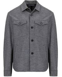 Harris Wharf London - Button-Up Shirt Jacket - Lyst