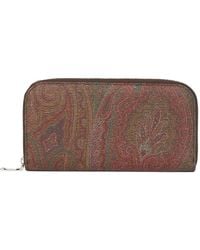 Etro - Arnica Zip-Around Wallet - Lyst