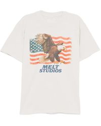 Melt - Eagle-Print T-Shirt - Lyst