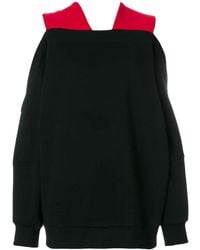 Ioana Ciolacu Cutout Shoulder Sweatshirt - Black