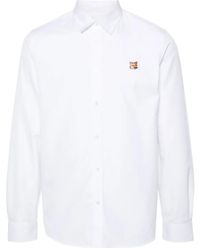 Maison Kitsuné - Chemise En Coton À Motif Fox - Lyst