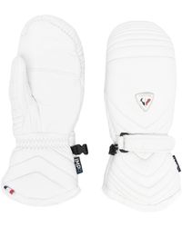 Rossignol Handschuhe mit Logo-Patch - Weiß