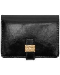 Ganni - Logo-Plaque Wallet - Lyst