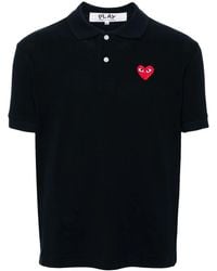 Comme des Garçons - ハートパッチ ポロシャツ - Lyst