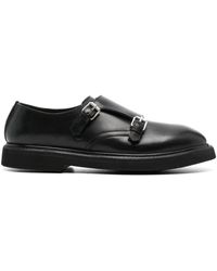Premiata - Double-buckle Leather Monk Shoes - Lyst