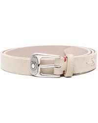 Eleventy - Stitched Leather Belt - Lyst