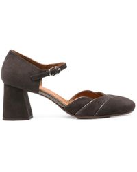 Chie Mihara - Grini Metallic-Trim Buckled Pumps - Lyst