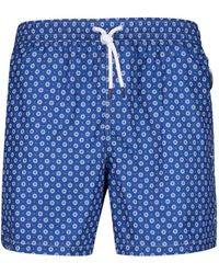 Fedeli - Badehose Mit Blumenmuster - Lyst