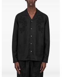 BAZISZT - Flower-Embroidered Shirt - Lyst