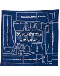 Kapital - Fastcolor Selvedge Bandana - Lyst
