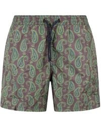 FOUR FASHIONED FRIENDS - Paisley-Print Swim Shorts - Lyst