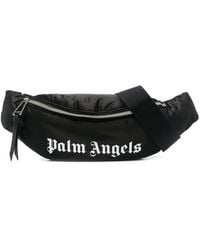 Palm Angels - Riñonera Con Logo Estampado - Lyst
