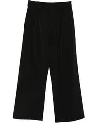 Rains - Pleated Wide-Leg Trousers - Lyst