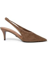 Stella McCartney - Point-Toe Heeled Pumps - Lyst