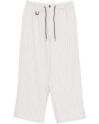 Y-3 - Striped Drawstring Trousers - Lyst