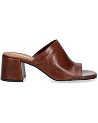 JONAK PARIS - Butterfly Block-Heel Leather Sandals - Lyst
