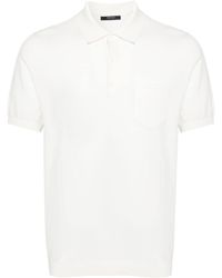BOGGI - Cotton Knitted Polo Shirt - Lyst