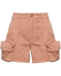 Pinko - Mid-rise Cargo Shorts - Lyst