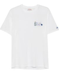 MC2 Saint Barth - Embroidered-Motif T-Shirt - Lyst