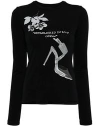 Off-White c/o Virgil Abloh - X-Ray-Print Longs-Sleeve T-Shirt - Lyst