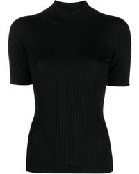 Versace - Ribgebreide Top - Lyst