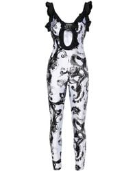 Versace - Jumpsuit mit Print - Lyst