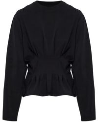 Gestuz - Gzinez Pleated Peplum Top - Lyst