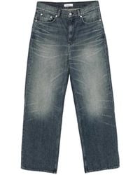 Sandro - Faded-Effect Wide-Leg Jeans - Lyst