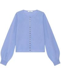 Maliparmi - Button Balloon-Sleeve Cardigan - Lyst