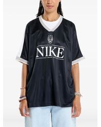 Nike - T-Shirt Mit V-Ausschnitt - Lyst