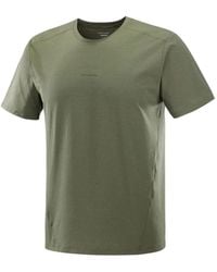 Salomon - T-Shirt Trackline À Logo Imprimé - Lyst