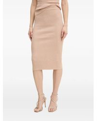 ARMANI EXCHANGE - Gebreide Midi-Rok - Lyst